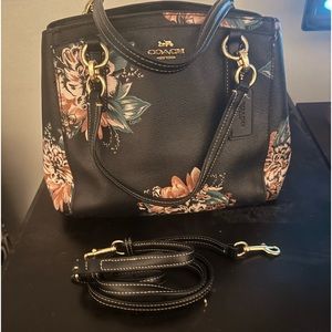 Coach bag with crossbody strap